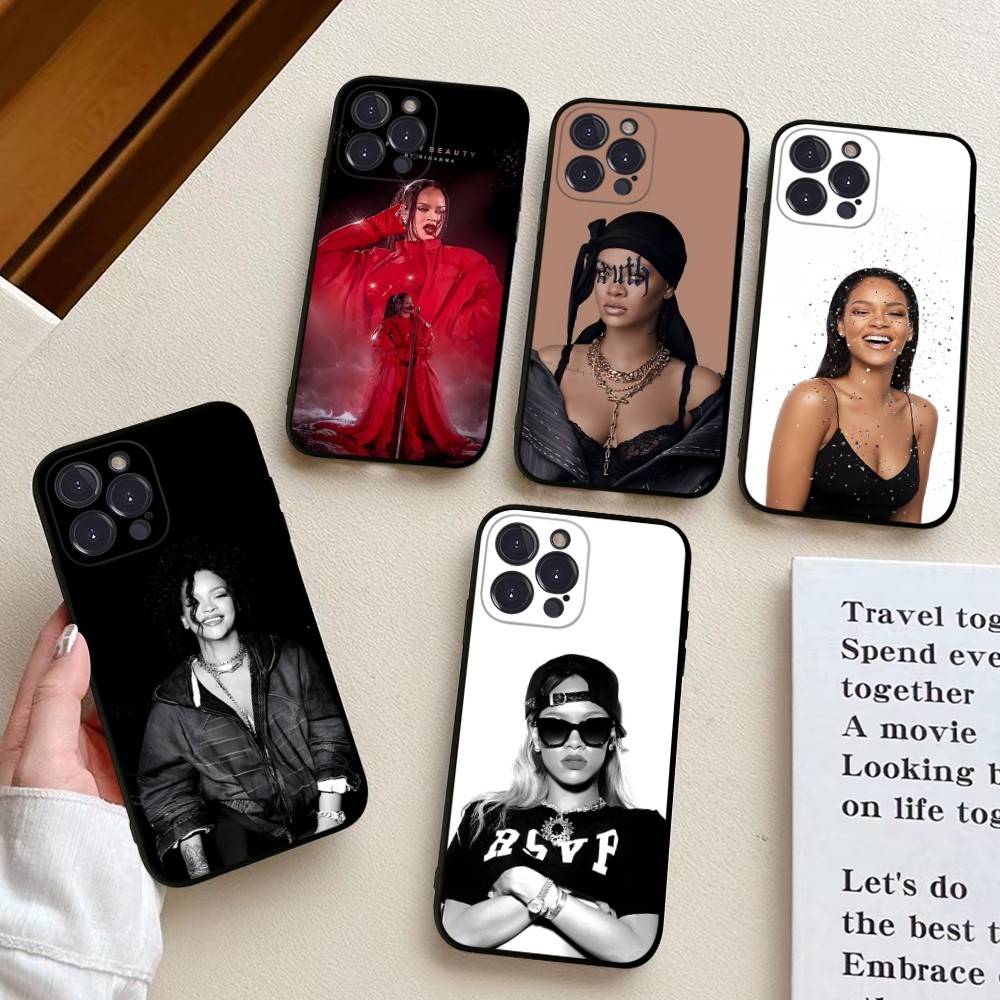 Rihanna Phone Case For IPhone 17 16 14 15 13 12 11 Pro Max Plus Silicone Soft Cover
