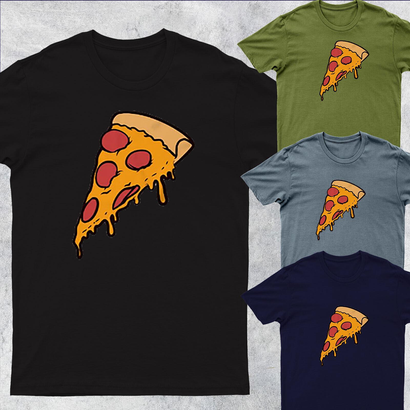 Pizza I Love It Slice Pepperoni Mushrooms Mens T-Shirt #DG M