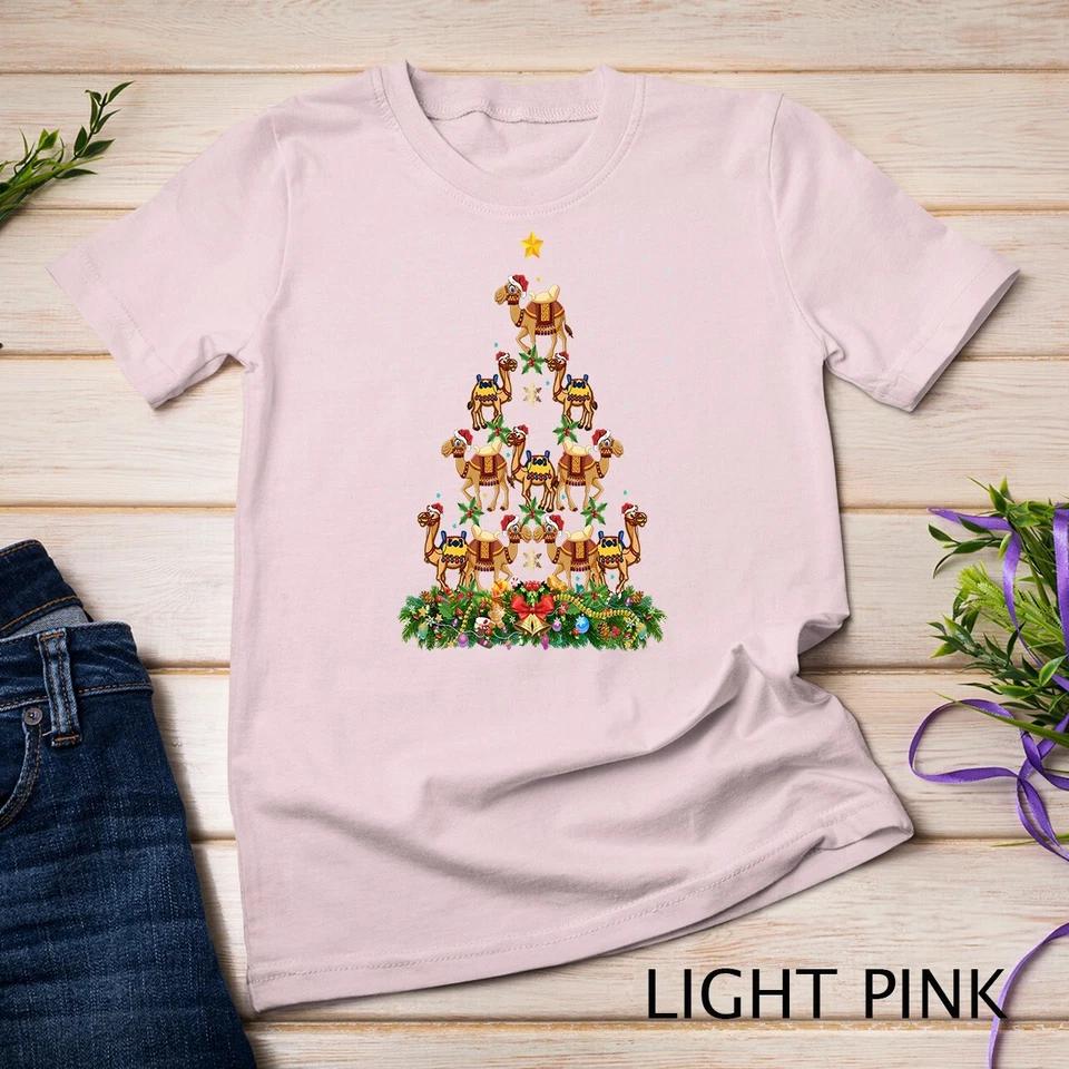 Camel Christmas Tree Gift Funny Christmas Camel Unisex T-shirt 7 3XL