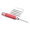 6pcs/set Model Scriber Anti-skid Handle Chisel For RC Car Hex Key Wrench