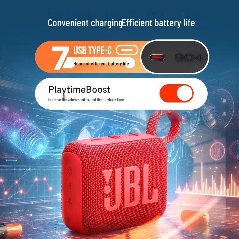 JBL GO 4 Portable Bluetooth Speaker