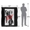 Batman Harley Quinn Ink Blanket