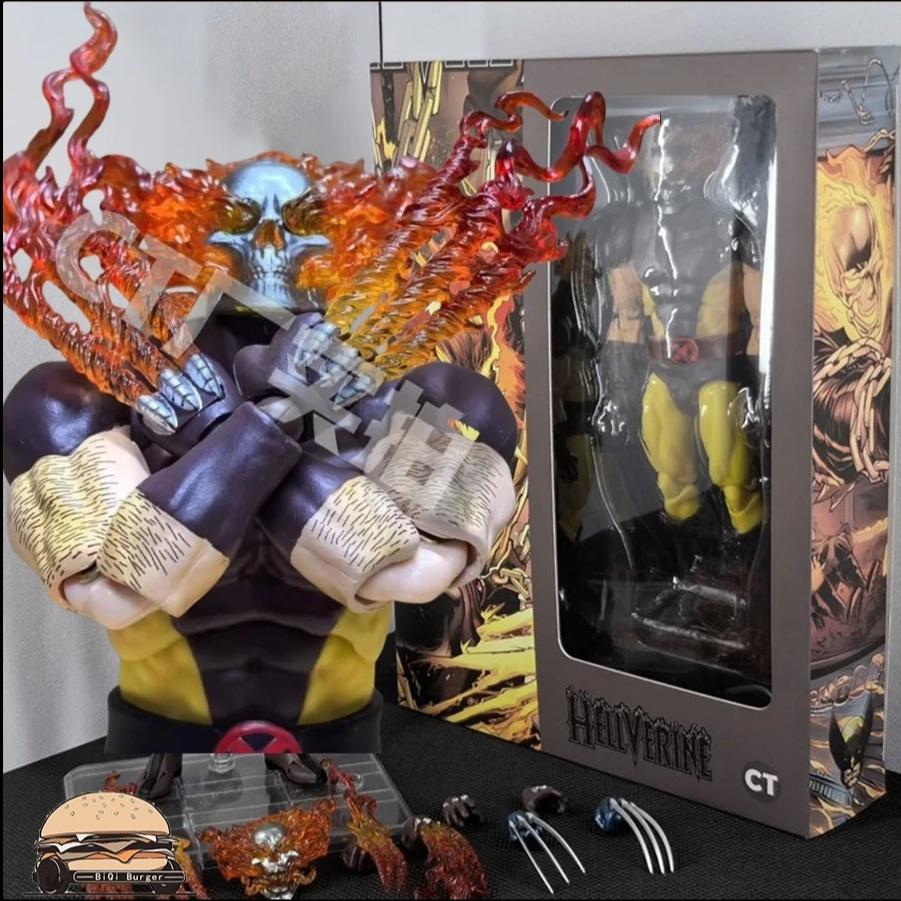 CT Toys Hellverine Figurină Wolverine Mafex 138 Maro Comic X-Men Figurină de Acțiune Shf Figurine Anime Model Ko Statuie Jucărie Cadouri