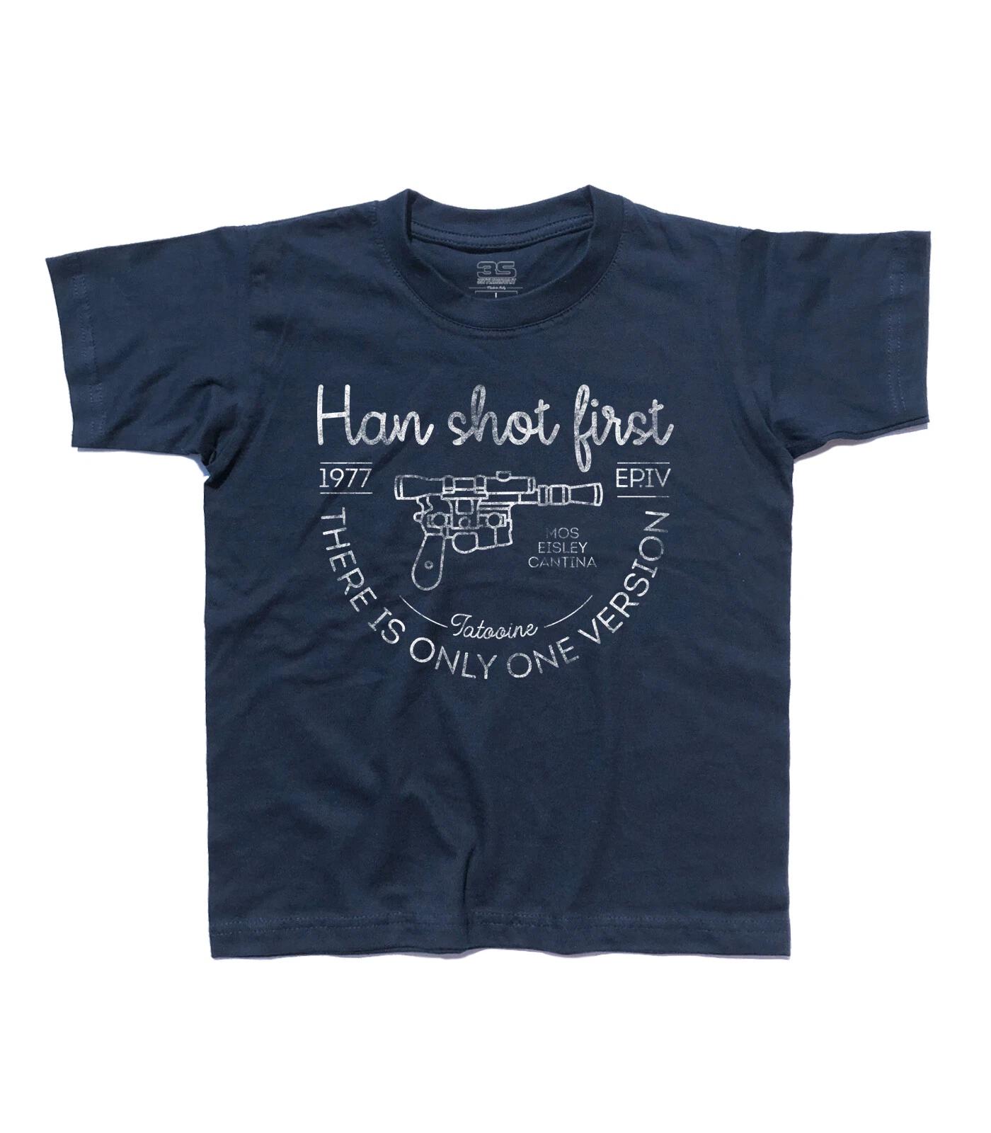 Children s T-shirt HAN SHOT FIRST Greedo Tatooine The New Hope 130