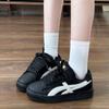 Hong Kong Style Retro Black Bread Shoes for Women Ins Spring New Student Versatile Sports and Leisure Board Shoes for Women
