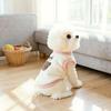 New Soft Dog Sweater Teddy Style Cute Bear Pattern Puppy Winter Vest Warmth Design with Leash Hook Pet Clothes Cold Weather