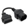 17pin To 16pin OBD2 Code Scanner Diagnostic Cable Adapter For Mazda Replacement