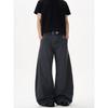 Kisko American Retro Cut-And-Sew Design Scimitar Cargo Pants Unisex Loose Cleanfit Casual Pants