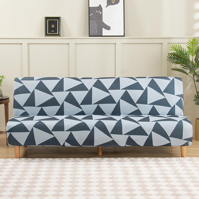 

Чехол на футон без рукавов с цветочным принтом, эластичный чехол на диван-кровать, защитник мебели без подлокотников с эластичным низом, 1 шт. L 170-210cm