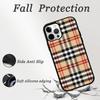 Plaid Fashion Phone Case Mobile Suitable For Apple 17 Air 16 PRO MAX 15 14 13 12 11 Patch Black Hard Shell