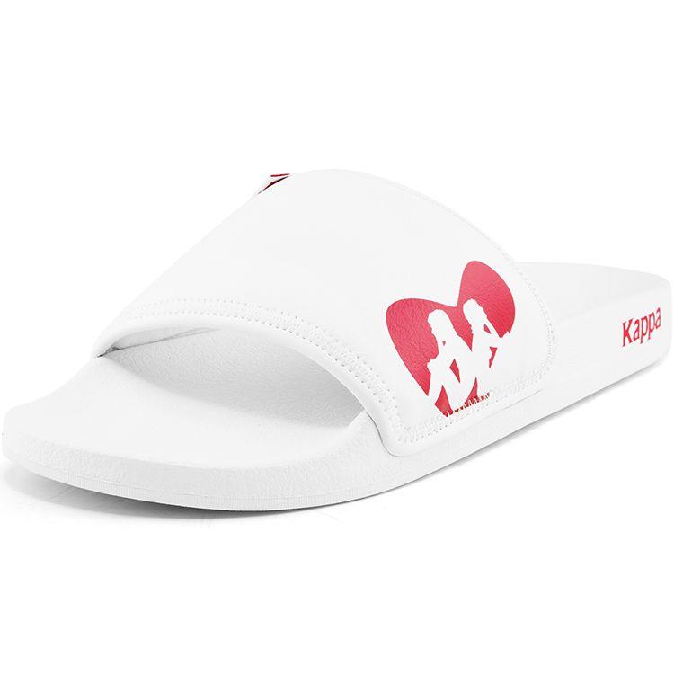 Kappa Outdoor Printed Sports Slippers Men Footwear White Red K0BX5LT02D-030