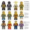 M8091 M8093 M8121 Mirage Assembled Building Block Figurine Toy Ninja With Weapon Bag