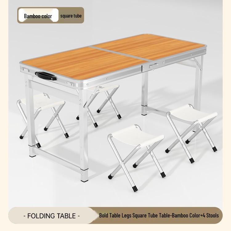 Portable Outdoor Camping and Market Folding Table