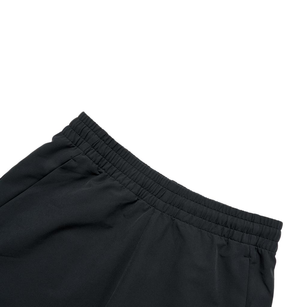 Li Ning Fitness Series Solid Color Logo Casual Versatile Fleece Mid Waist Straight Leg Pants Men bottoms Black AYKT833-3