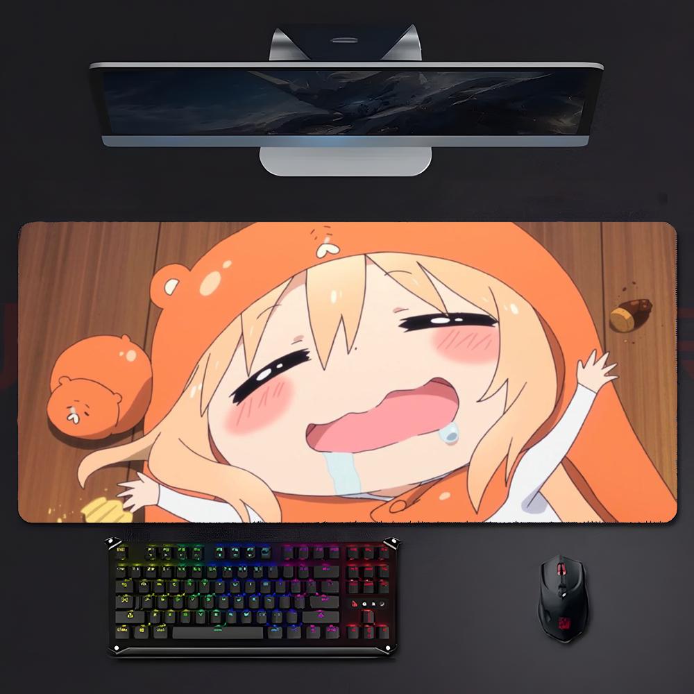 Anime Comedy Hhimouto Umaruchan Mouse Pad Mousepad Large Gaming Lockedge Thickened Pc Table Desk Mat