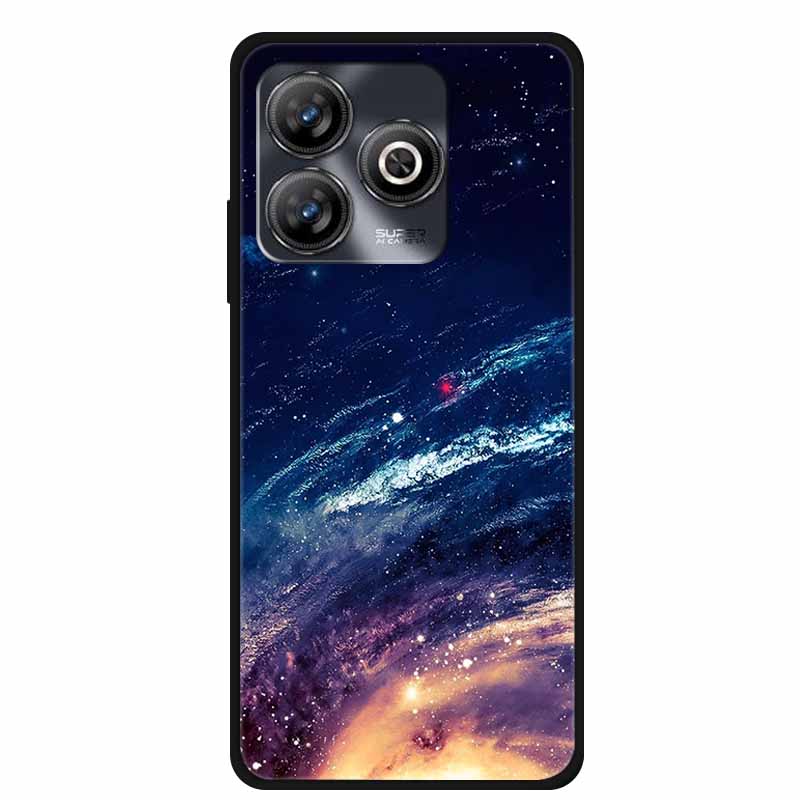 Phone Case For ZTE Blade A75 4G Back Cover Case Shockproof Black Silicone Soft Funda For ZTE Blade A75 4G Case A 75 6.6" Coque