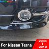 Chrome Front Fog Light Lamp Cover Trim For Nissan Teana 2008 2009 2010 Car Front Foglight Molding Garnish Trims Accessories