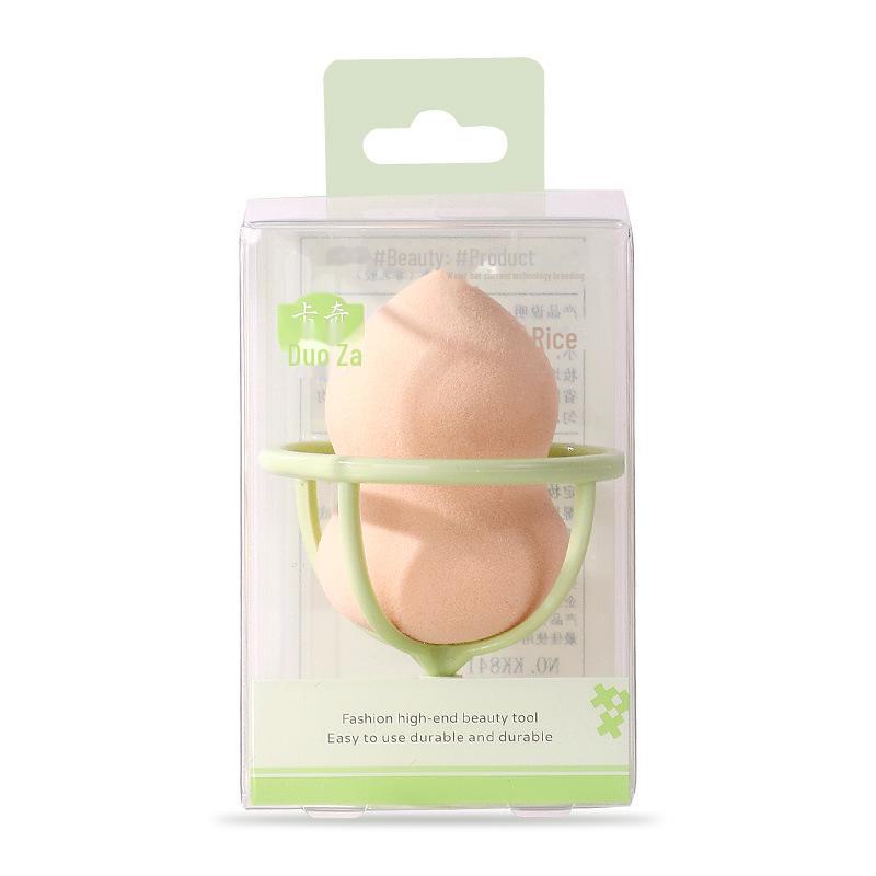 Kaqi Duoduo KK841 Houbička na make-up - Pro mokré i suché použití, Super měkká, Velká houbička na pudr ve tvaru vejce