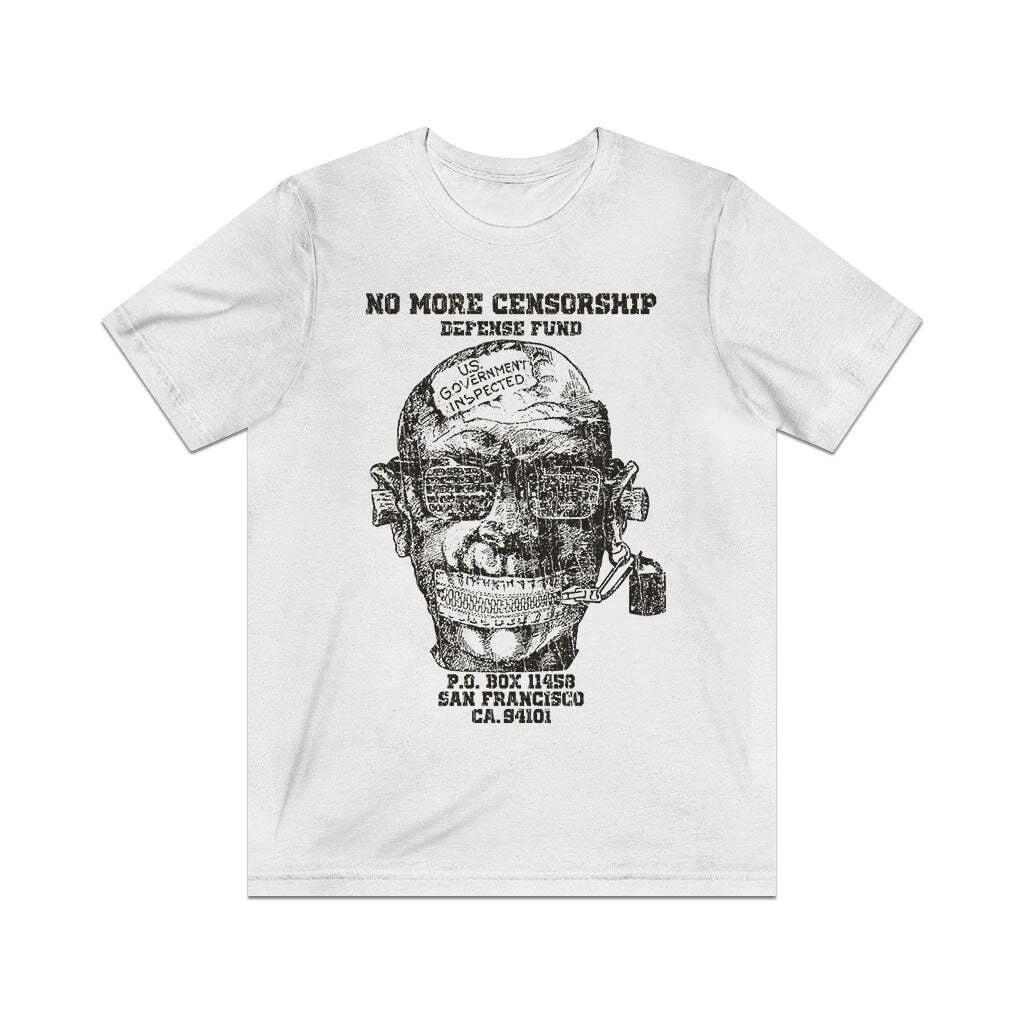 

No More Censorship Defense Fund 1985 Vintage Men s T shirt S