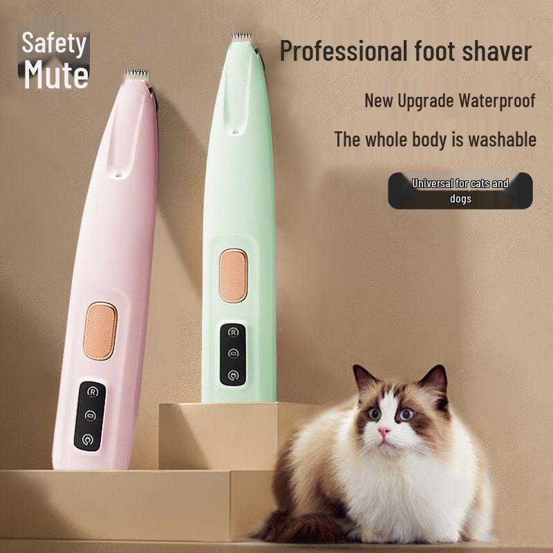Universal Pet Hair Trimmer for Cats and Dogs - Wide Blade for Ears, Paws, Head, and Toes.