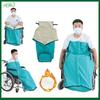 Plush Lined Waterproof Wheelchair Warmer Blanket Cover for Old Man Patients Zipper Wheelchair Cove 132 x 65 cm