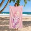 Anime My Dress-Up Darling Towel Polyester Beach Towel Quick Dry Sand Free Bath Towel for Summer Pool Travel Vacation