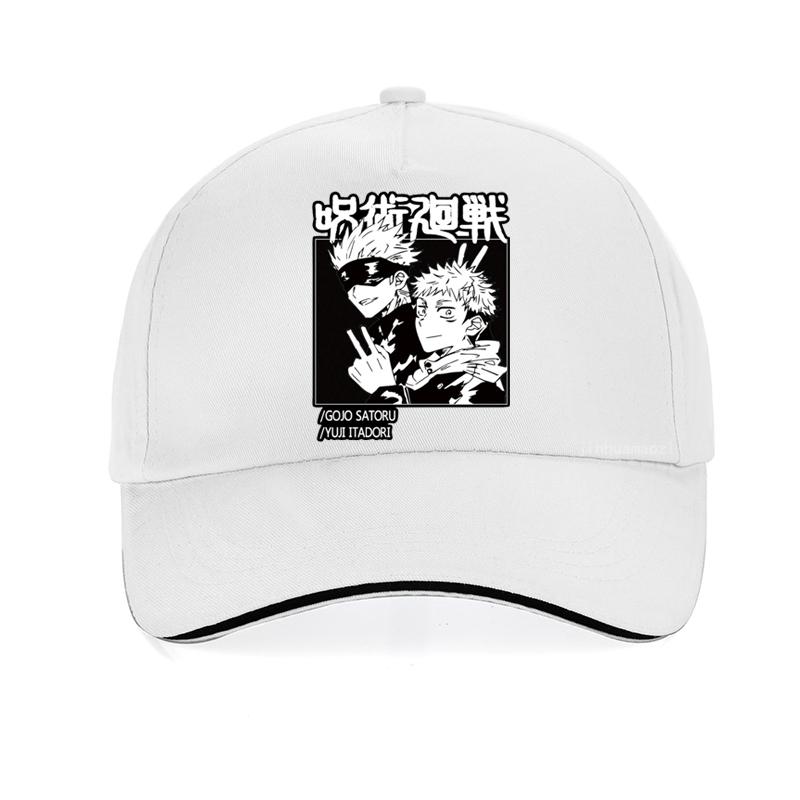Anime Gojo Satoru Hat Fashion Men Jujutsu Kaisen Baseball Cap Summer Unisex Casual Jujutsu Kaisen Adjustable Snapback Hats
