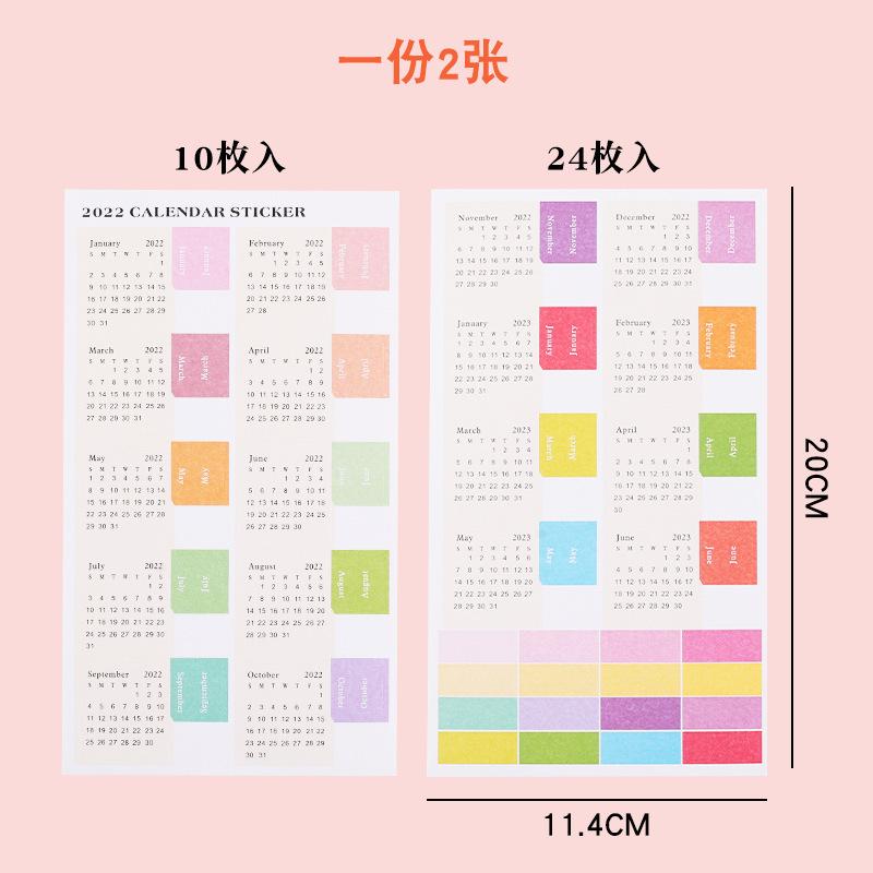 Loose-Leaf Notebook Handwritten Labels Indicate White And Blue Color Stickers Letter Stickers Sticky Notes Index Stickers