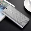 Smart Mirror Anti Drop Handyhülle für Samsung Huawei Honor Xiaomi Redmi iPhone OnePlus Cover Magnetisches Flip PU Leder