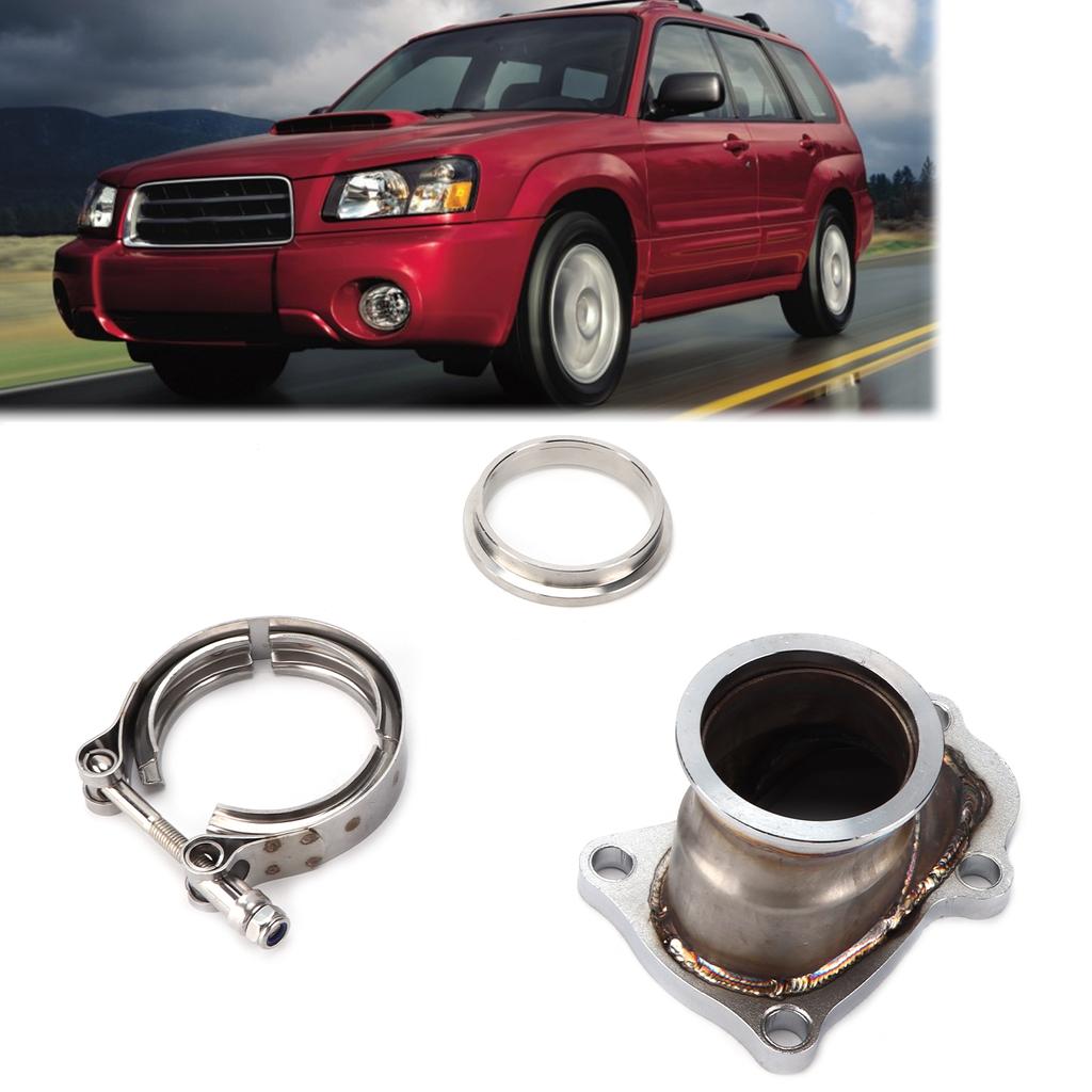 Auto 5 Schrauben Hosenrohrflansch auf 2,5 Zoll V-Band Umbauadapter Ersatz für TD04 Turbolader