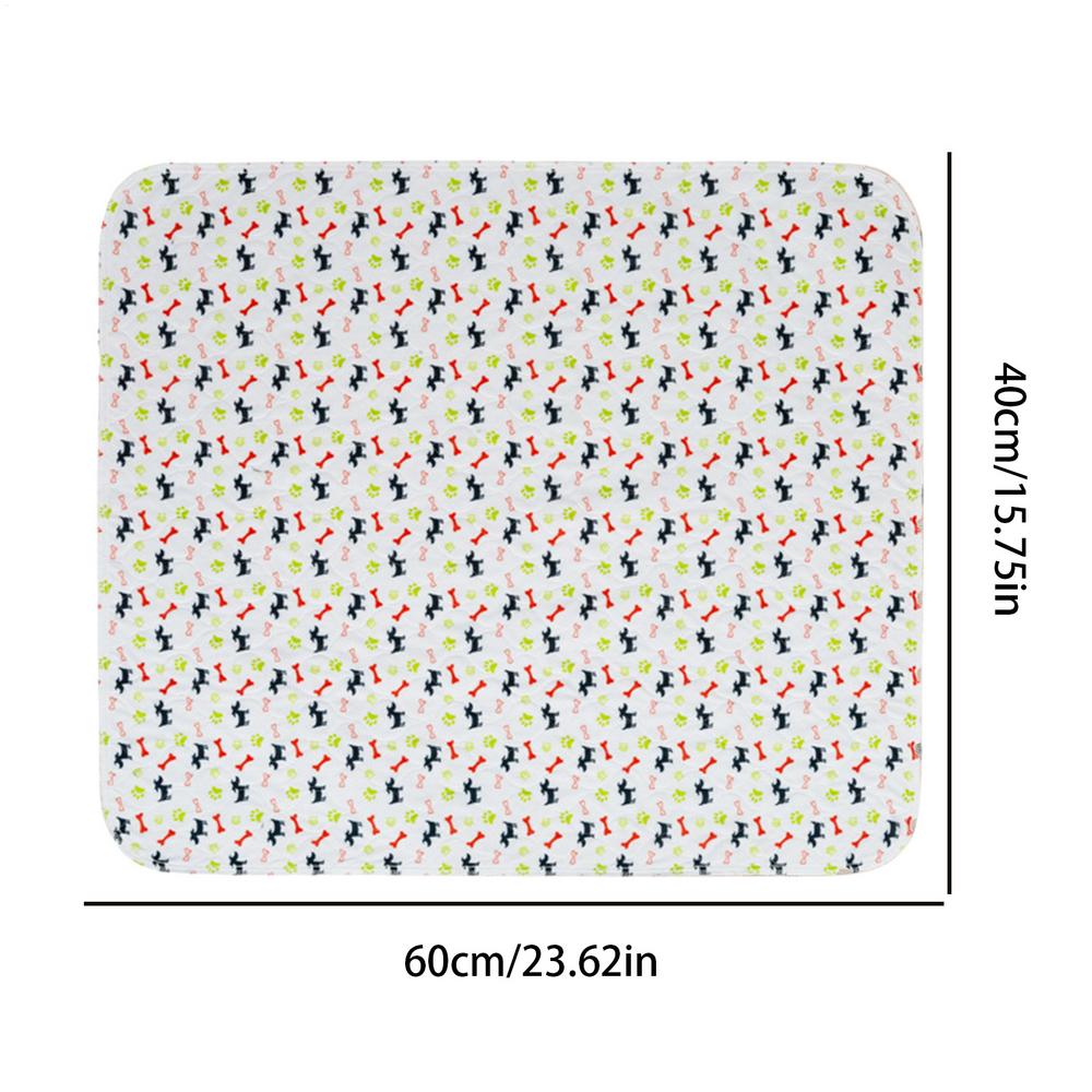 Leak-Proof Dogs Cats Potty Training Mat Reusable Pet Bed Mat Puppy Pee Pads Fast Absorbent Training Mat Home Travel Play Mats