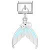 Zircon Colorful Crystal Butterfly Heart Flower Pendant Italian Charm Link Fit 9mm Bracelet Stainless Steel Women DIY Making Gift