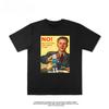 Marca de Moda Europea y Americana Rechazo Bidimensional Loli Estampado Retro Camiseta Holgada de Hip-hop de Manga Corta Mujer Otaku