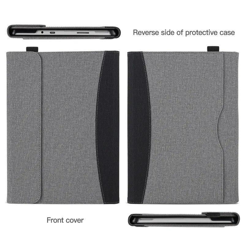 Custodia di lusso per Microsoft Surface Pro 8 9 13"2021 Custodia per tablet Custodia in pelle PU Surface Pro 7 6 5 4 Go 2 3 Business Sleeve Fundas