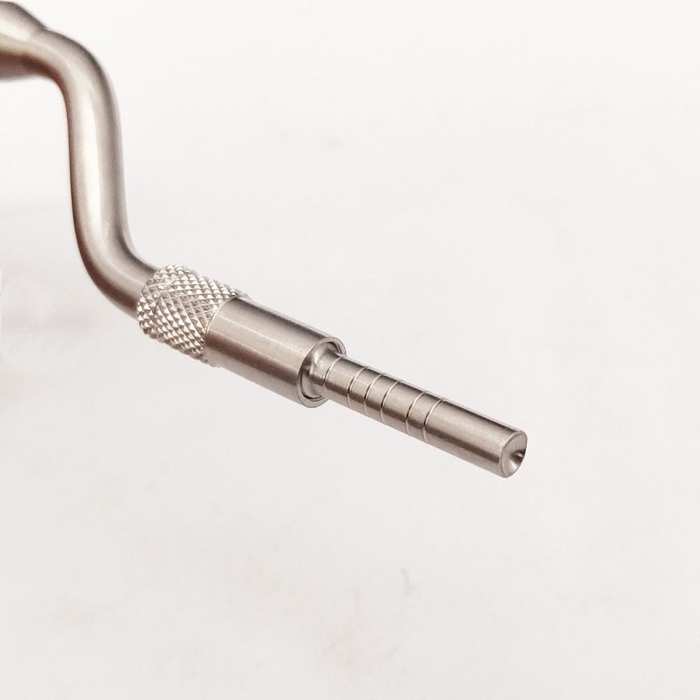 Outil d'ostéotome d'implant dentaire, outil de levage de Sinus dentaire, pointe courbée, poussoir de laboratoire dentaire, outils de dentiste