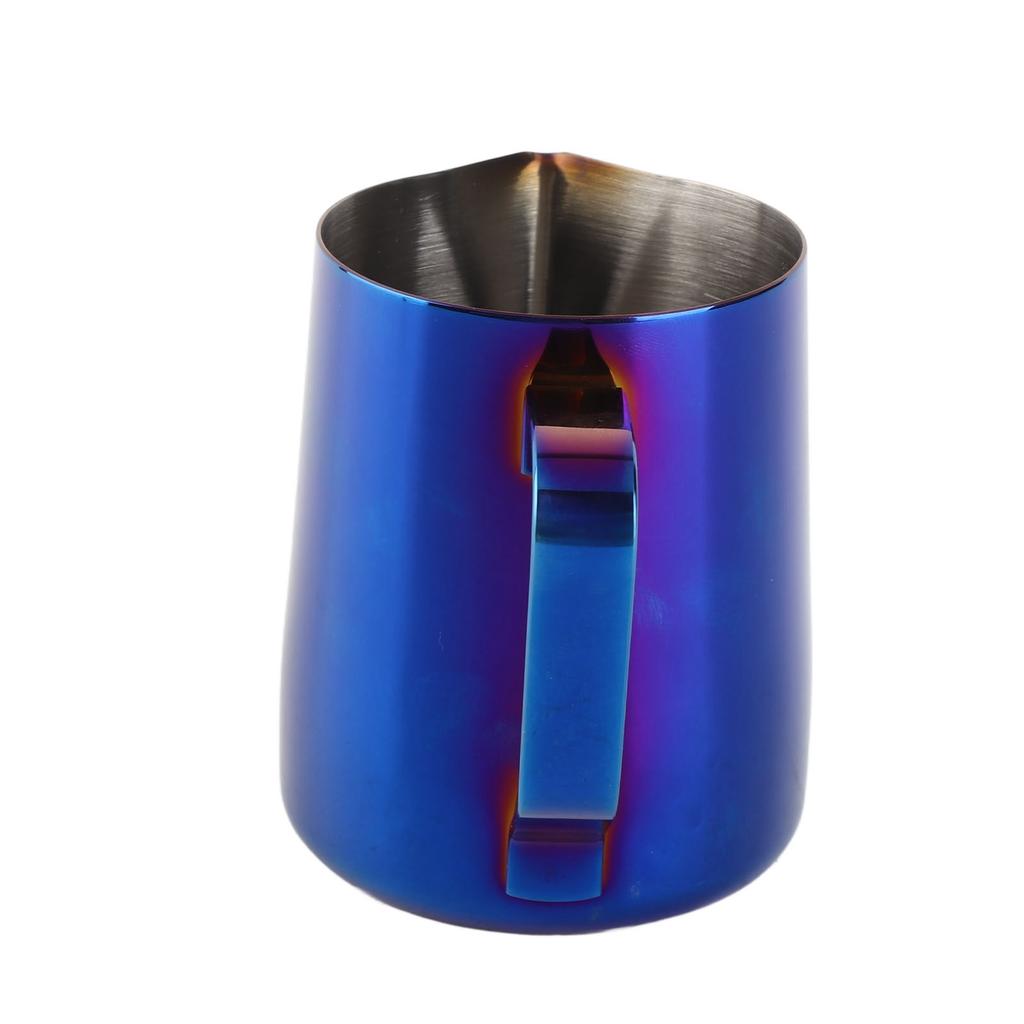 Milk Frothing Pitcher Jug Stainless Steel 350ml Frother Steam Cup with Scale for Coffee Making