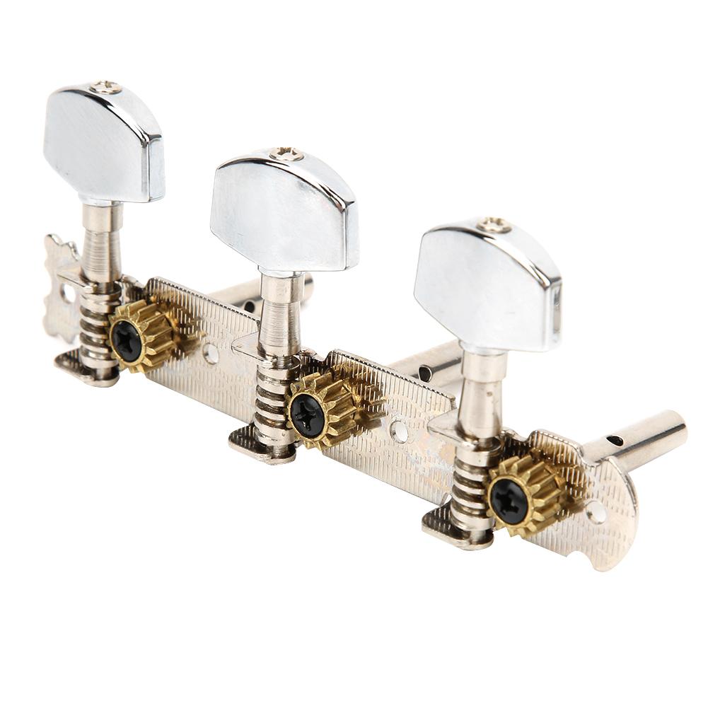 Classical Guitar Tuning Pegs String Tuners 3 Machine Heads Chrome Plated