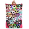 Super warme Plüschdecke für Jungen Mädchen Heimdeko Tagesdecke mit Dandys Spielwelten Poster Galerie Drucke Flanell