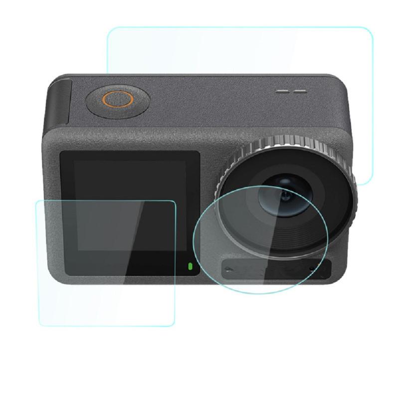 Tempered Glass Screen Protector Scratch-resistant Protective Film Compatible For Dji Osmo Action 3