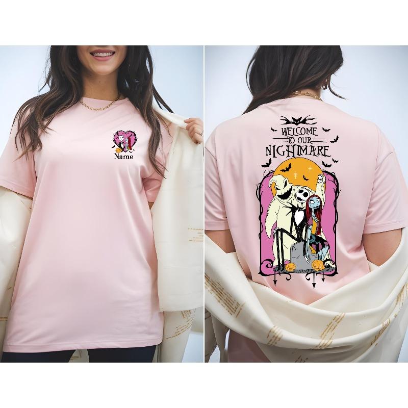 Nightmare Halloween Shirt Halloween Tshirt Four Seasons Unisex Pure Cotton Casual Fashion Tshirt