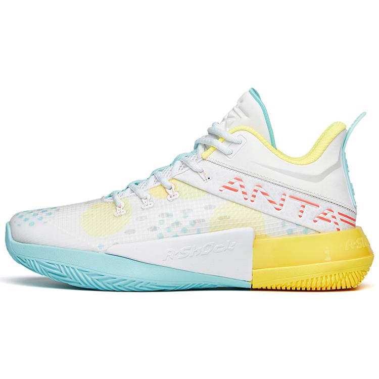 

New Anta Attack 2 Abrasion Resistant Breathable Low Top Basketball Shoes Men s Jelly Yellow 112141633S-2 43