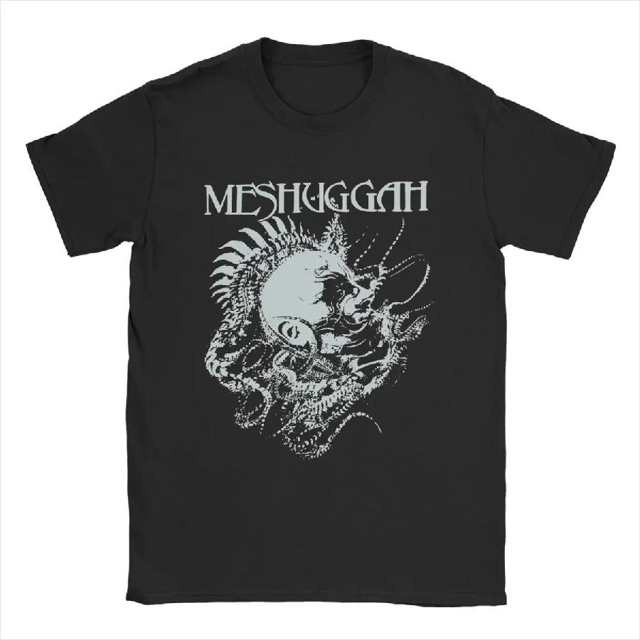 Unisex T-shirt Men's T-Shirt Koloss Extreme Metal Band Meshuggah Vintage Pure Cotton Tee Shirt Short Sleeve T Shirt Crewneck Tops Gift Idea