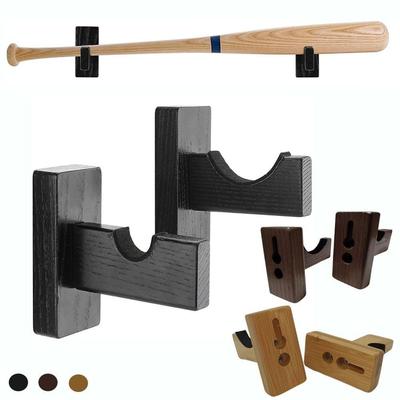 2 Stück Softballschläger Hockey Schläger Ständer mit Schrauben Wandhalter Aufhänger Langlebiger Baseballschläger Halter