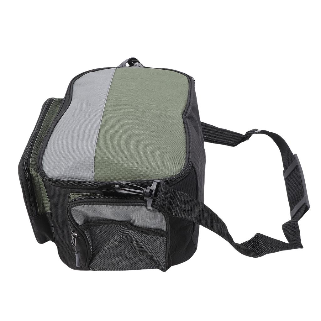 Fishing Tackle Bag Large Capacity Multipockets Lures Gear Storage Organizer Shoulders Messenger Bag