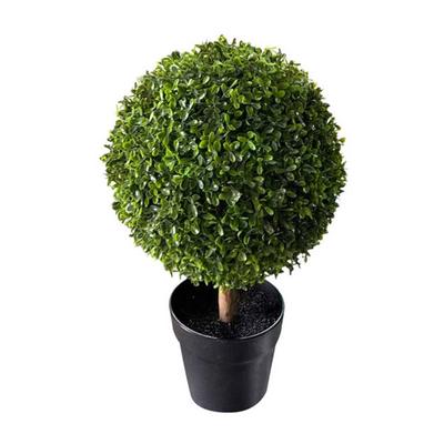 13,8 CALA Sztuczne drzewko topiary w kształcie kokardy królika Kształtowane drzewka topiary Odporne na UV Sztuczne bukszpanowe topiary Roślina do dekoracji werandy Zewnętrzna/Wewnętrzna