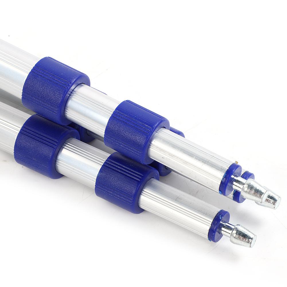 Aluminium Alloy Adjustable Telescopic Fishing Rod Stand Bracket Tripod Holder Support 5 Pole 1.2m