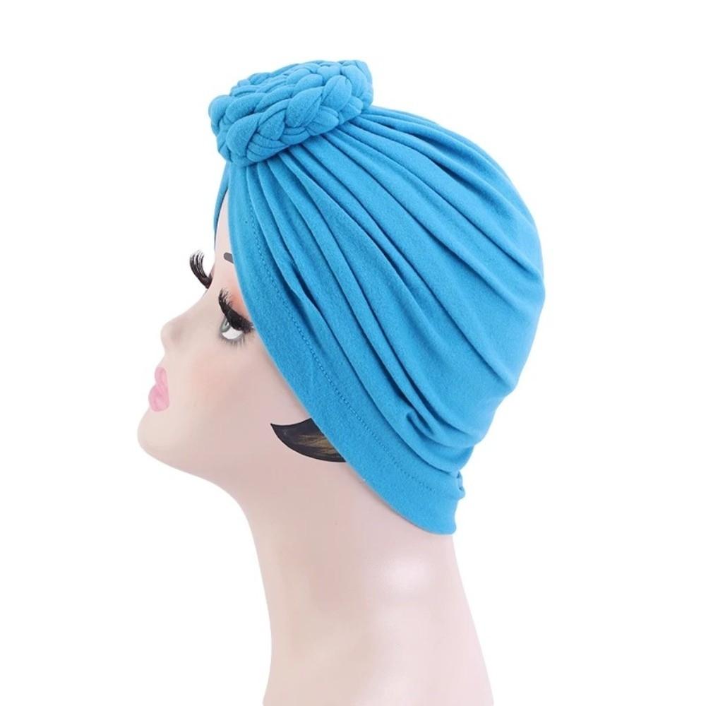 Elastic Twist Knot Turban Hat Wrap Style Islamic Headband Fashion Cancer Chemo Hat  Women Headwear