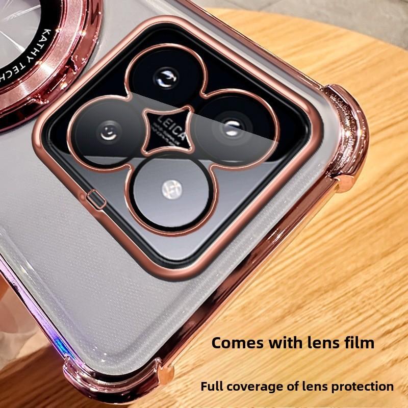 Luxury Shockproof Protective Cover Magnetic Stand Clear Case For GOOGLE PIXEL 9 With Holder Stand Cover