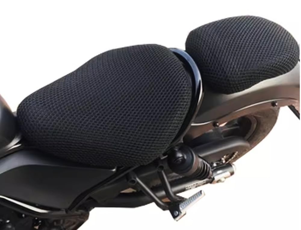 Honda Rebel Seat Protective Compatible with Honda Genuine Seat Cushion Aftermarket 250/500 Cover, Cover, Seats, Add-on Cover, Cover, (Mesh)