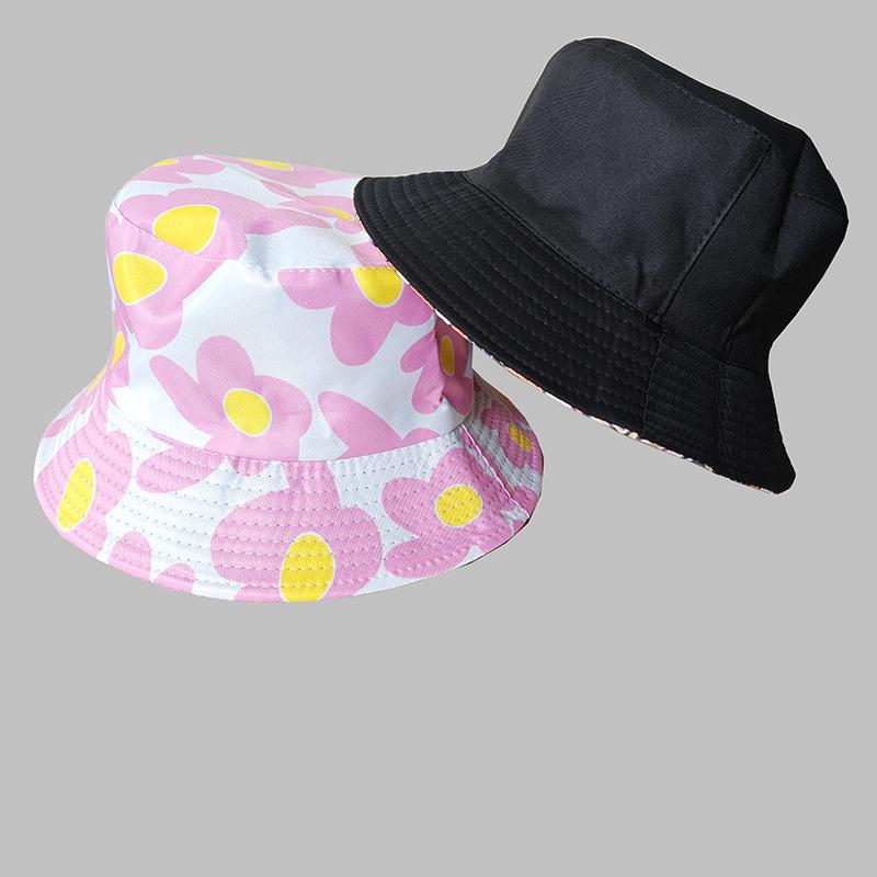 Creative Unisex Double-Sided Cotton Bucket Hat – Versatile Outdoor Sun Protection Accessory